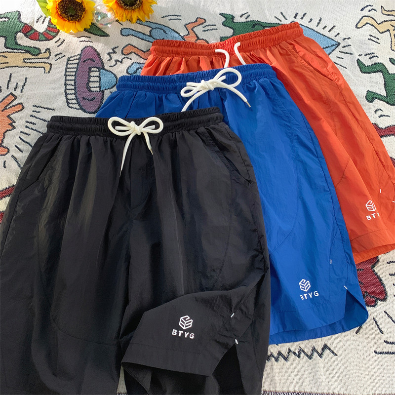 多巴胺短裤男女夏季韩版速干大码宽松百搭五分裤226-3-k9699-P27,男装牛仔裤,星座226-3