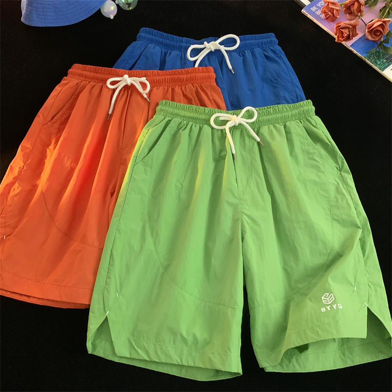 多巴胺短裤男女夏季韩版速干大码宽松百搭五分裤226-3-k9699-P27,男装牛仔裤,星座226-3