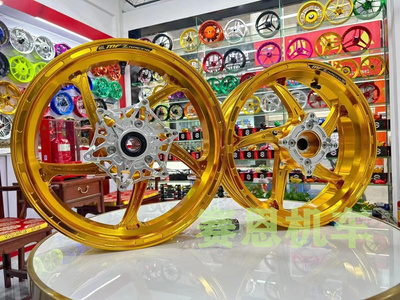 mfz xmax300 forza350 tmax全cnc锻造铝合金 轮毂前15寸 后14寸