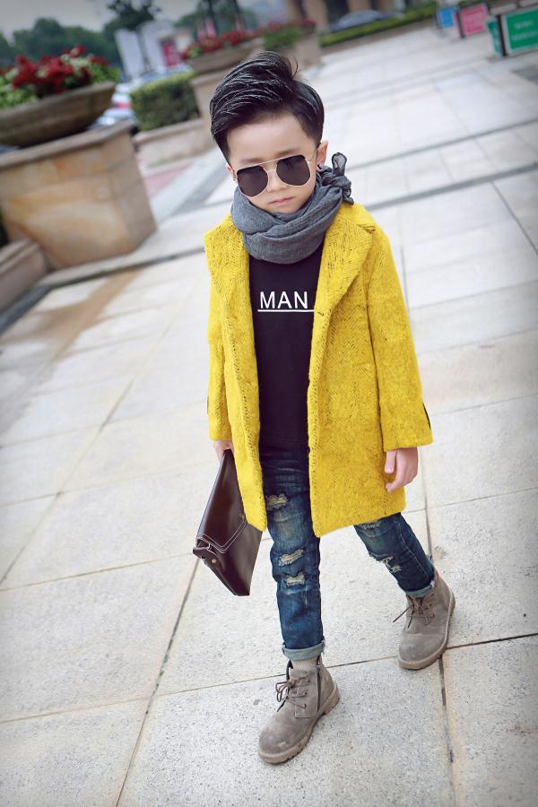 Manteau pour garcon en laine - Ref 2161304 Image 1