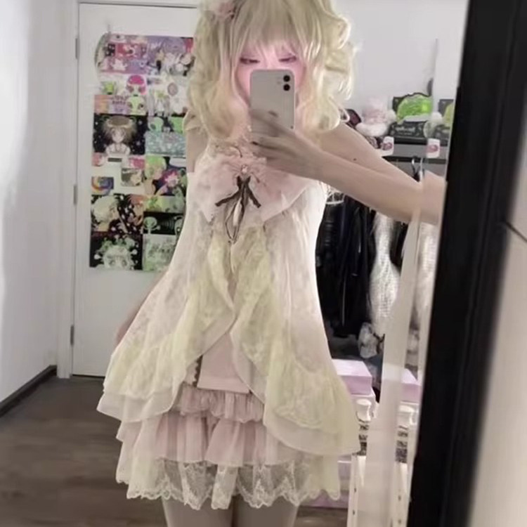 小个子不规则设计感小众短裙套装