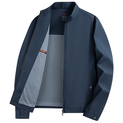 虎都冬季立领加棉行政夹克外套男