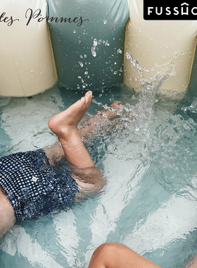 丹麦Petites Pommes游泳池充气儿童宝宝户外室内玩水神器复古条纹