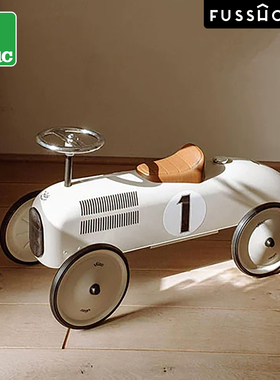 法国Vilac滑行车金属复古扭扭车四轮学步车宝宝拍照摄影道具礼物