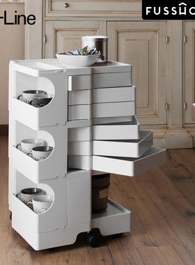 意大利B-Line 收纳小推车Boby多功能移动储物柜旋转抽屉Bline正品