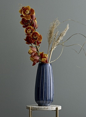 丹麦Bloomingville 花瓶花器陶瓷摆件水养插花家居装饰北欧进口