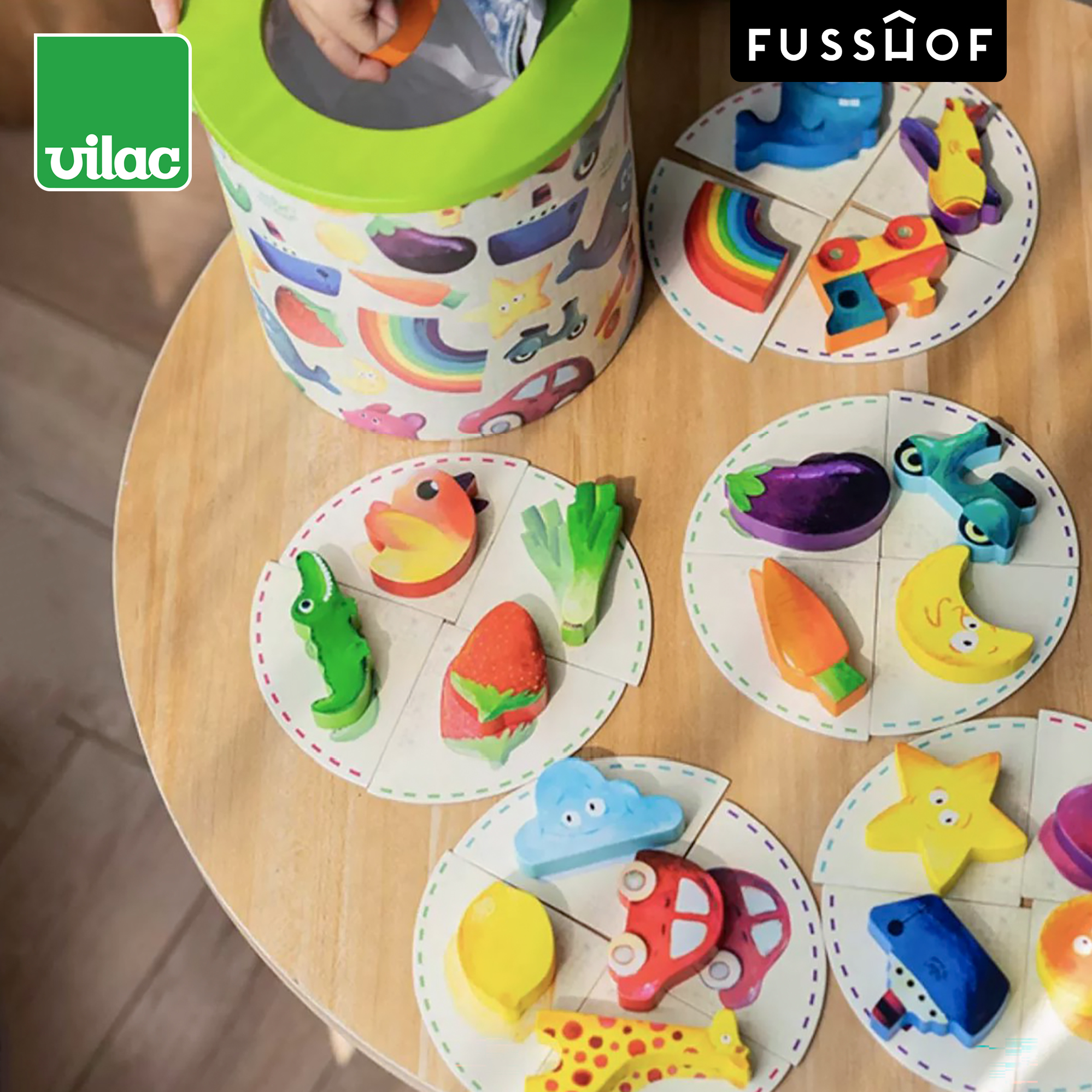 Vilac触感游戏木制玩具