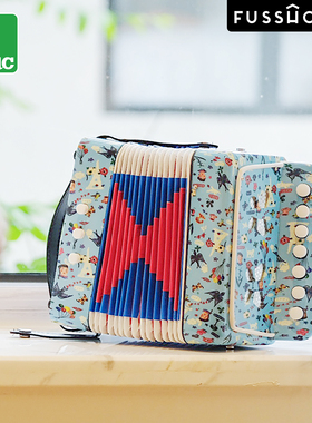 法国Vilac手风琴儿童乐器音乐启蒙宝宝早教木制玩具初学者礼物