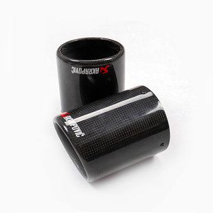 排气管装 宝马X1专用碳纤维尾喉1系X2X4外观改装 饰配件 23款 适用16