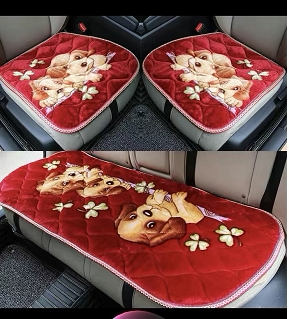 车垫汽车毛绒保暖无靠背免绑