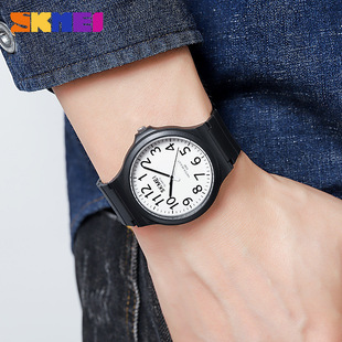 防水石英表圆形大表盘腕表男表简约 迷彩个性 时刻美男士 手表学生款