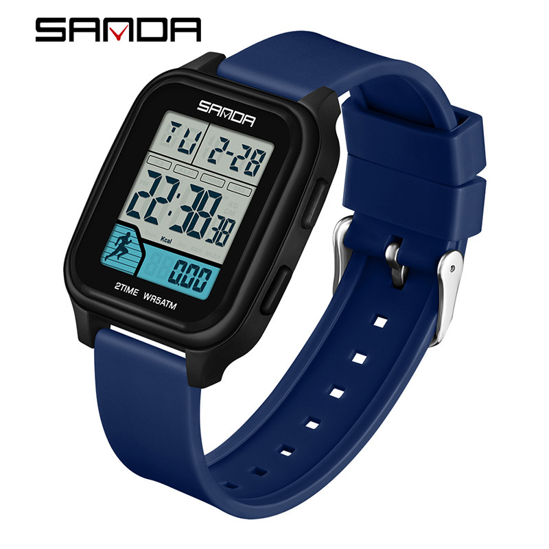 三达新款学生手表户外卡路里运动