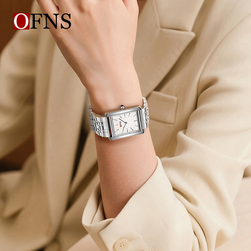 欧范尼商务腕表皮带轻奢精致职场