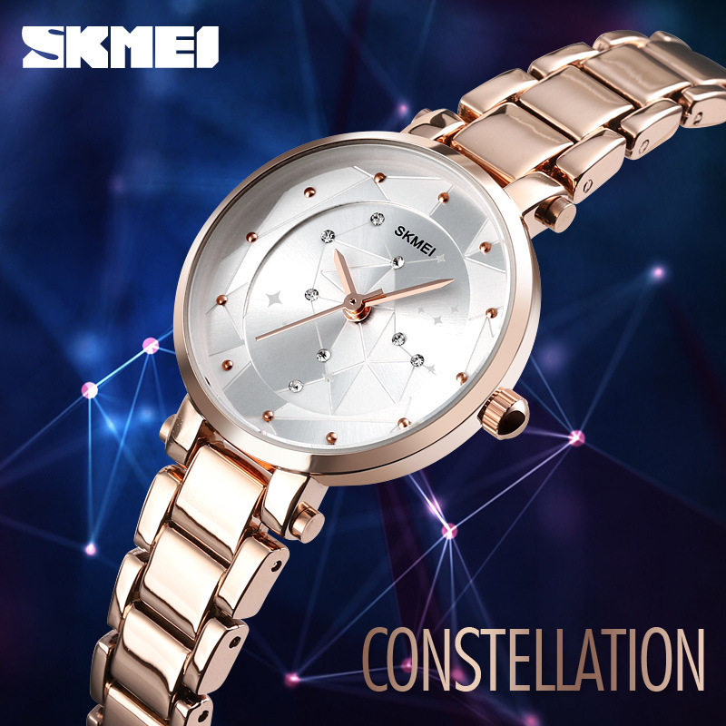 2016新款时刻美时尚简约镶钻星空女款手表欧美防水妈妈女士腕表潮