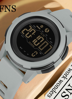 OFNS运动学生电子表时尚多功能计步卡路里手表户外登山倒计时男士