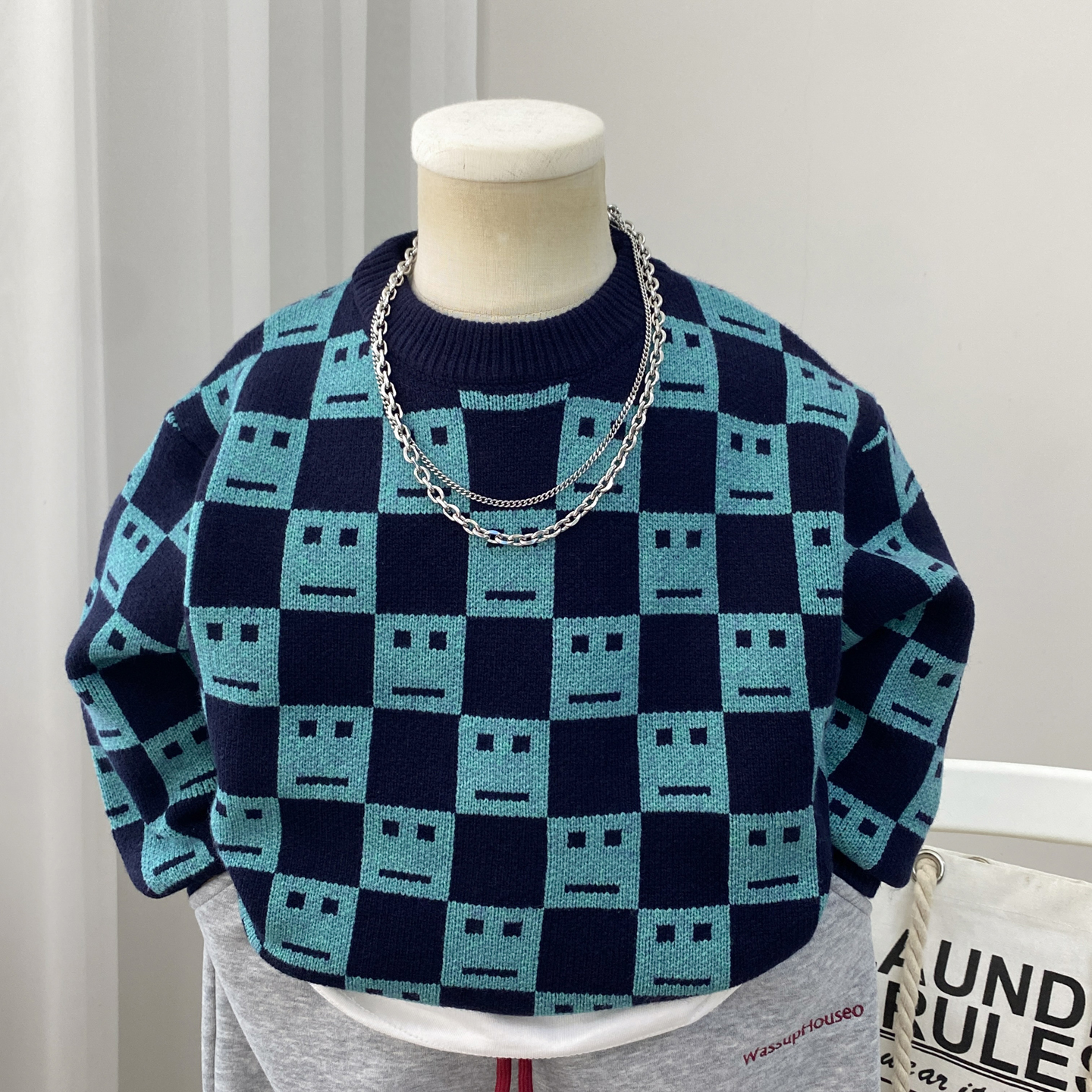 男童毛衣秋冬2025新款儿童针织衫上衣韩版男孩毛线衣休闲潮款帅气