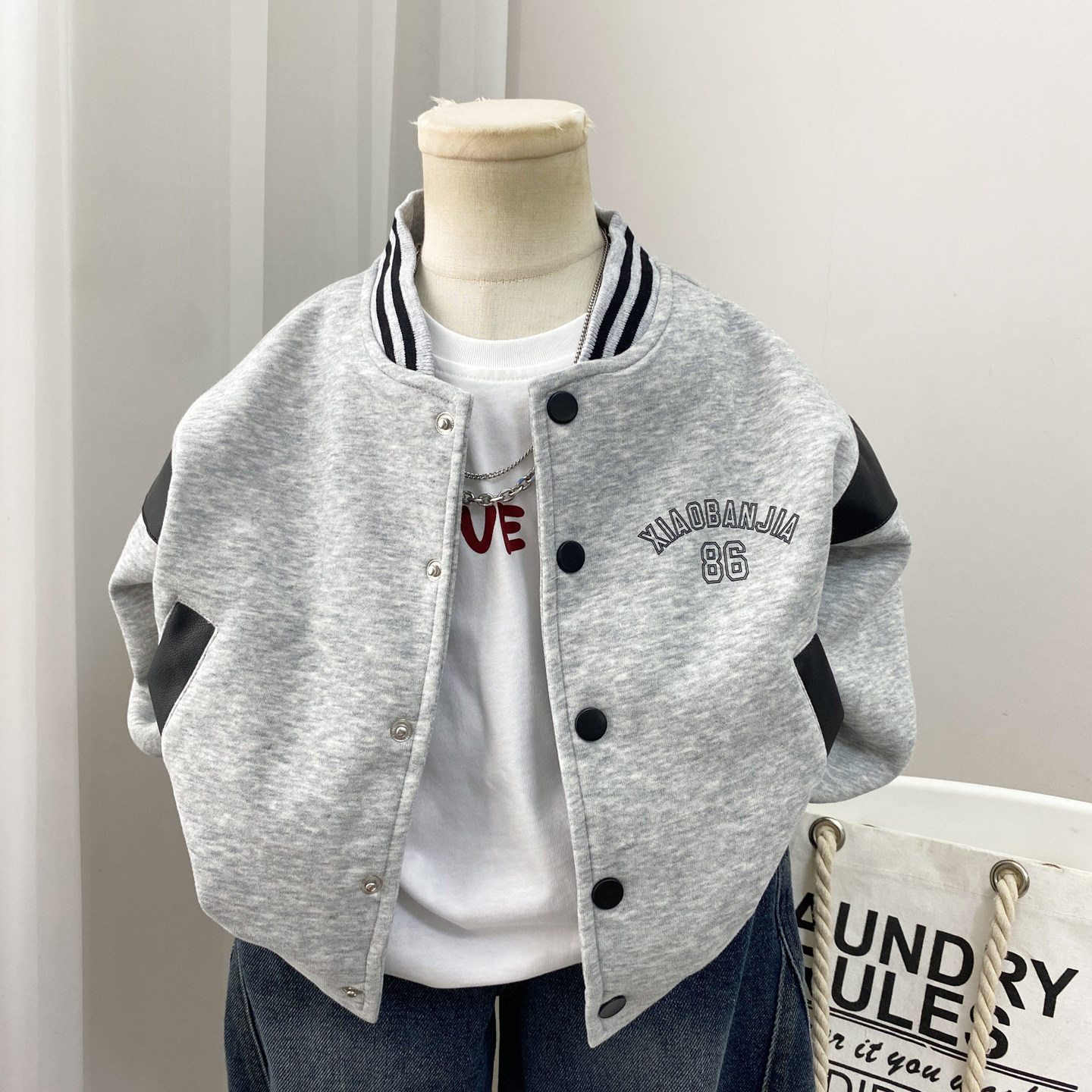 男童外套棒球服春秋夹克韩版百搭