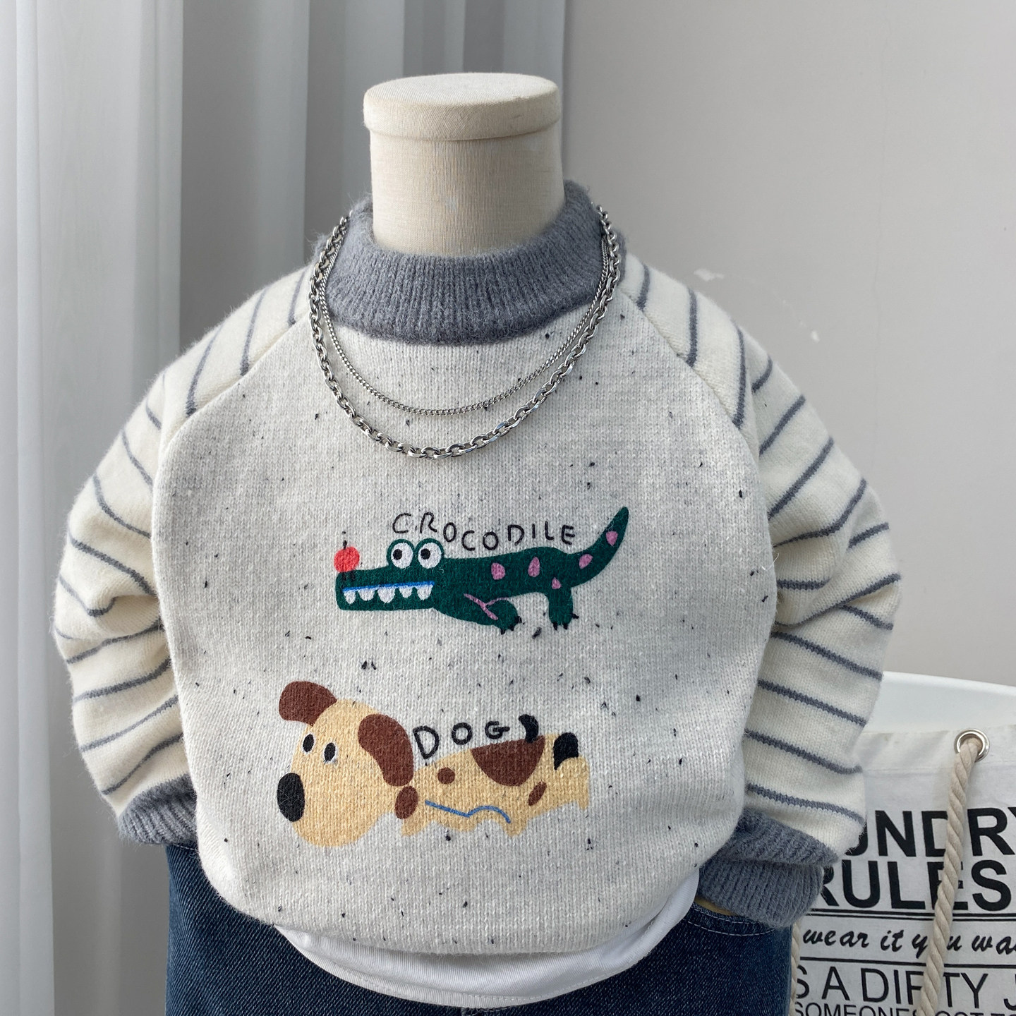 男童毛衣加绒秋冬款2025新款儿童男孩宝宝针织衫打底上衣抓绒小童,童装/婴儿装/亲子装,毛衣/针织衫,淘宝优惠券,粉丝福利购,淘宝优惠卷