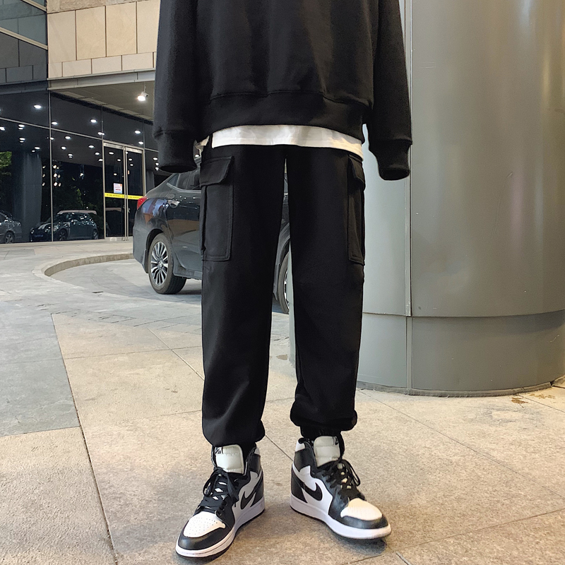 Spring casual pants Harlem pants men