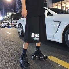 Reflective sports couple shorts five Style Men's pants