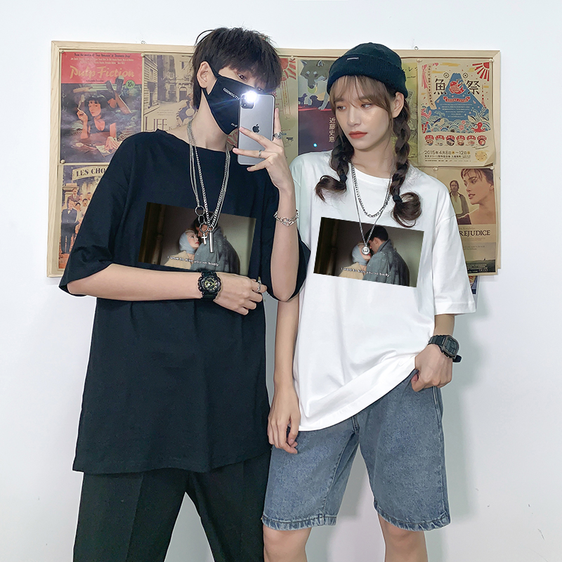 Summer Carter cartoon loose couple short sleeve T-shirt