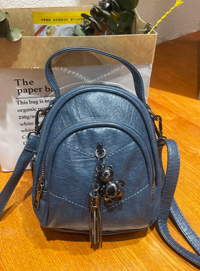 2023春夏新款女质感纯色手提单肩包包多隔层大容量独特斜挎手机包