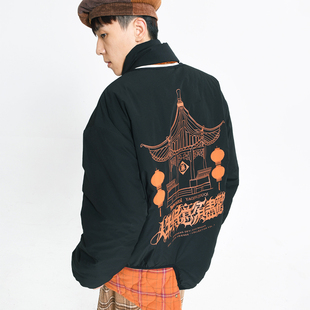 【清仓福利】1997邮政局&FATECAROL 双面穿可拆卸下摆棉服