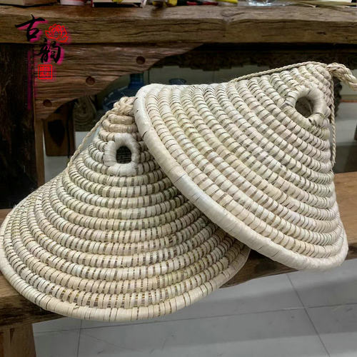 云南草编石锅蒸锅通用锅盖