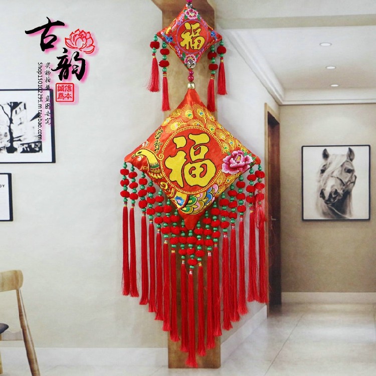 云南民族风刺绣家居绣花墙壁新房