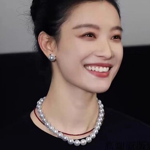 fever隐身的名字任小名倪妮同款同款高亮珍珠项链简约百搭锁骨链