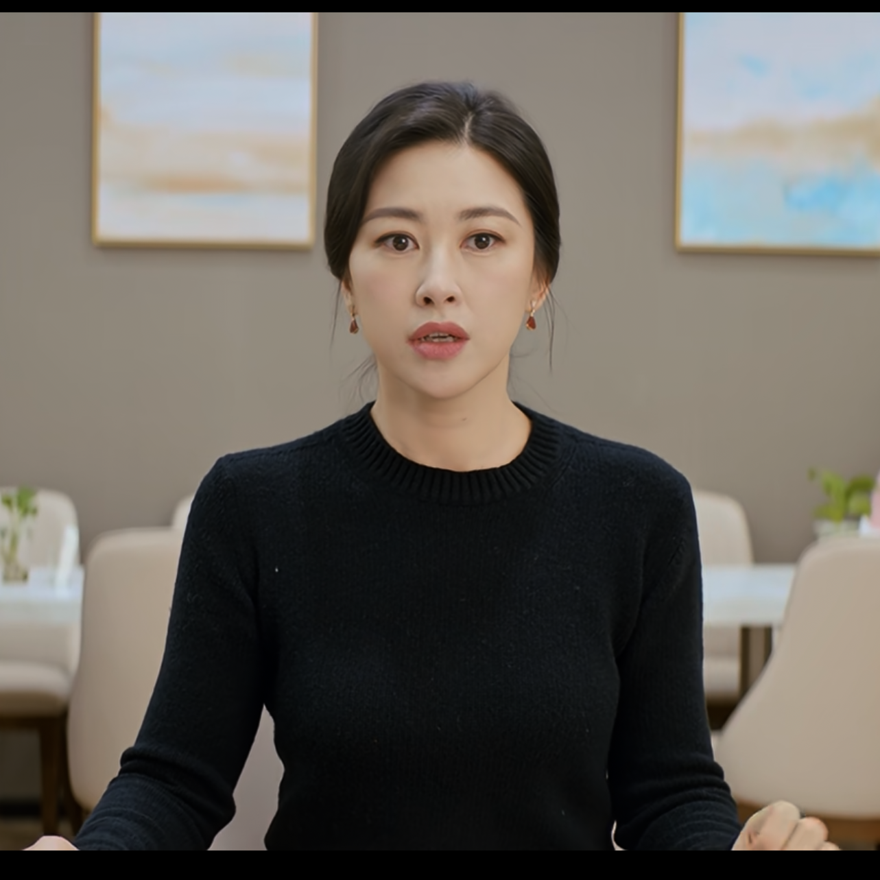 他为什么依然单身顾叶嘉朱珠同款羊毛衫女套头宽松羊绒针织毛衣女