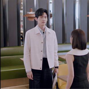 狙击蝴蝶李雾周柯宇同款春秋夹克男黑暗系英伦短款百搭雅痞外套男