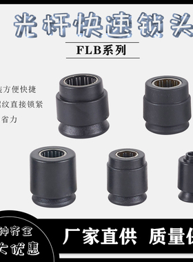 光杆快速锁头FLB光轴顶头锁头芯轴锁放线架定位锁紧包装绞线绕线
