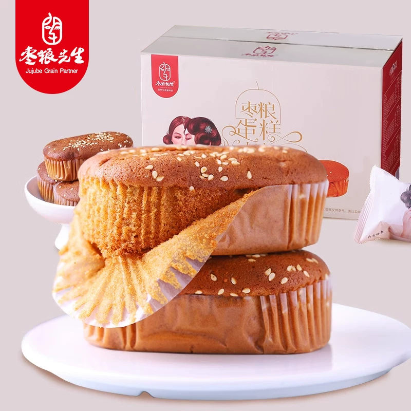 枣粮先生蜂蜜红枣蛋糕零食点心枣泥枣糕整箱食品营养早餐软面包
