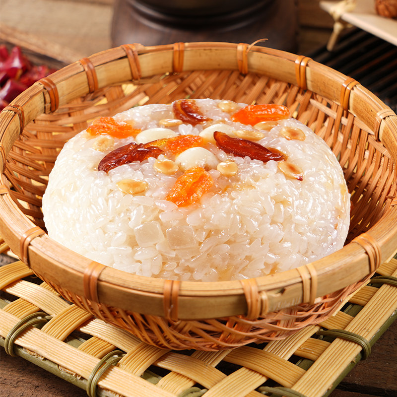 贵州龙香禾糯八宝饭350g盒装糯米饭年夜饭方便素食饭团豆沙甜米饭