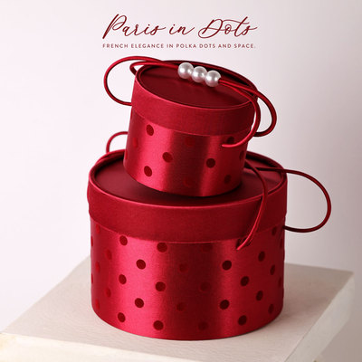 新款复古法式波点婚礼伴手礼成品