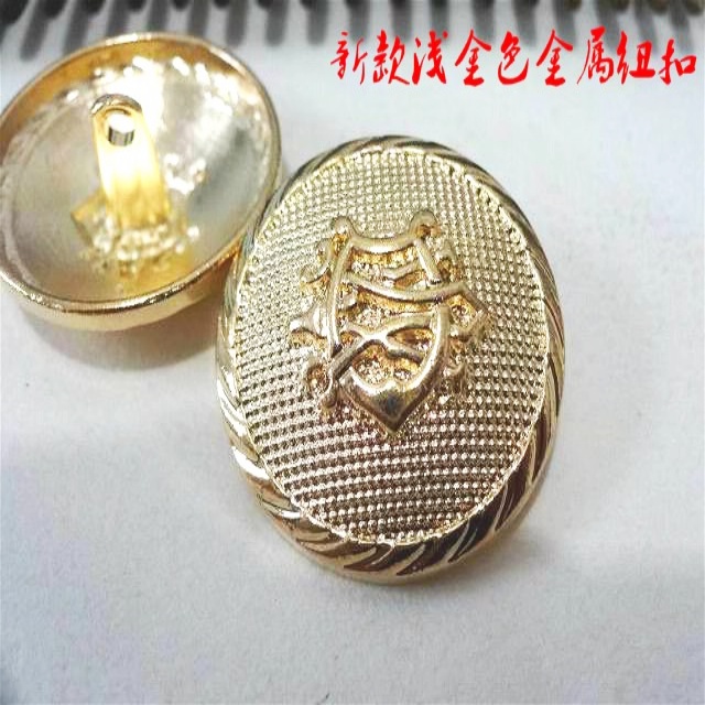 新款甲虫图腾浅金色金属纽扣热卖风衣大衣毛衣扣扣子专卖18mm25mm