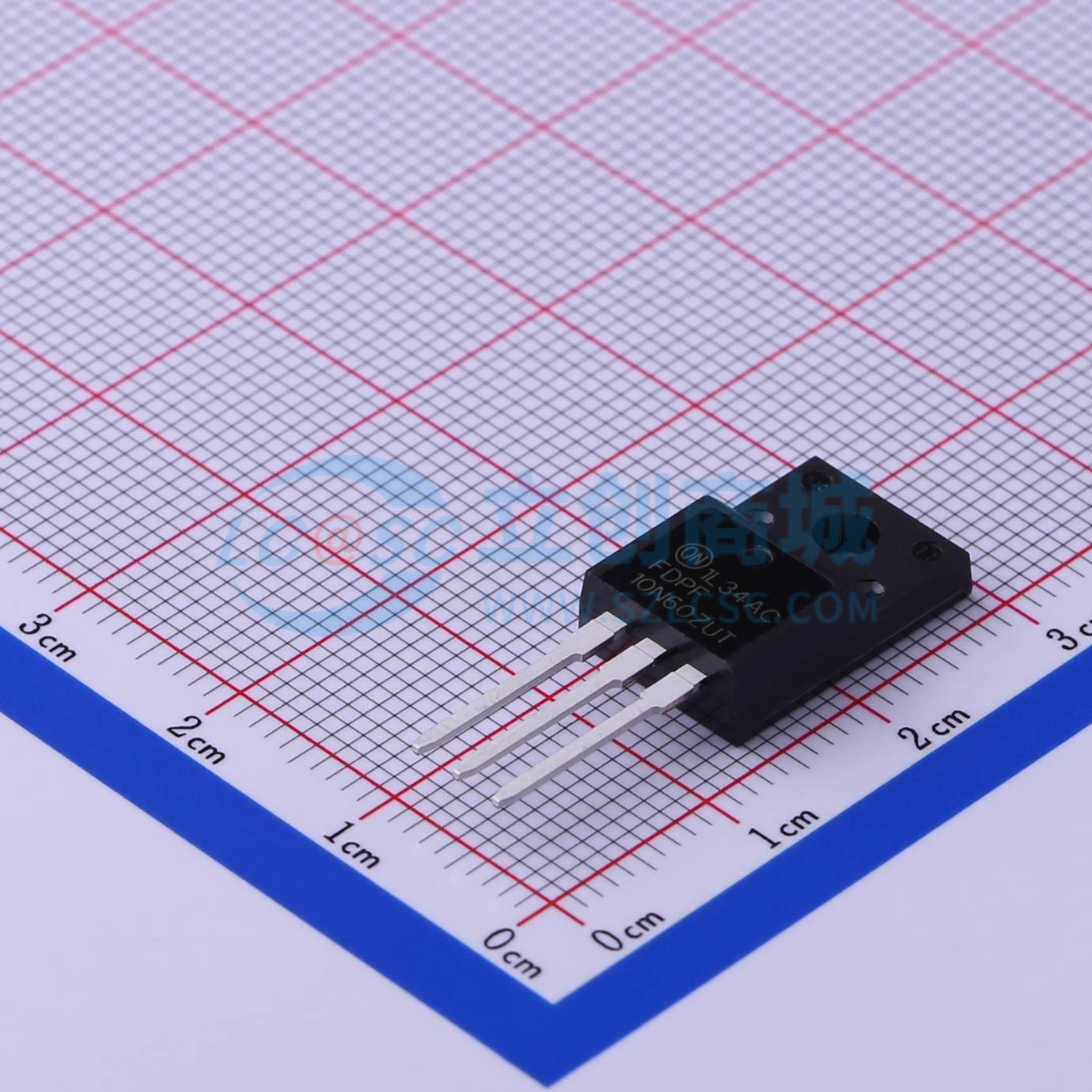 FDPF10N60ZUT TO-220F-3 场效应管(MOSFET) onsemi(安森美)全新原