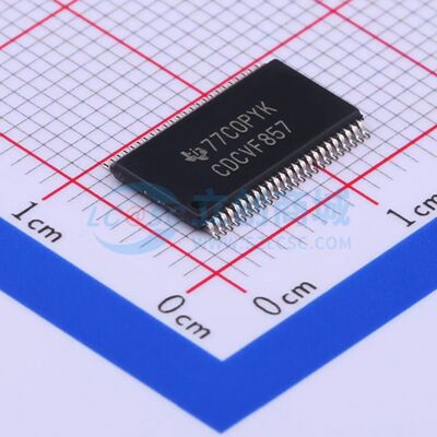 CDCVF857DGG TSSOP-48-6.2mm 时钟发生器/频率合成器/PLL TI全新