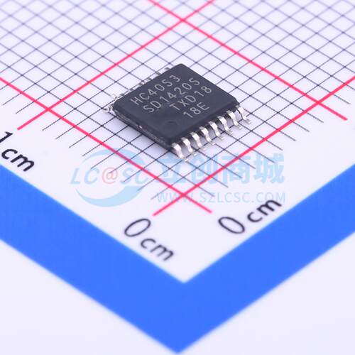 74HC4053PW,118 TSSOP-16 模拟开关/多路复用器 全新原装正品 电