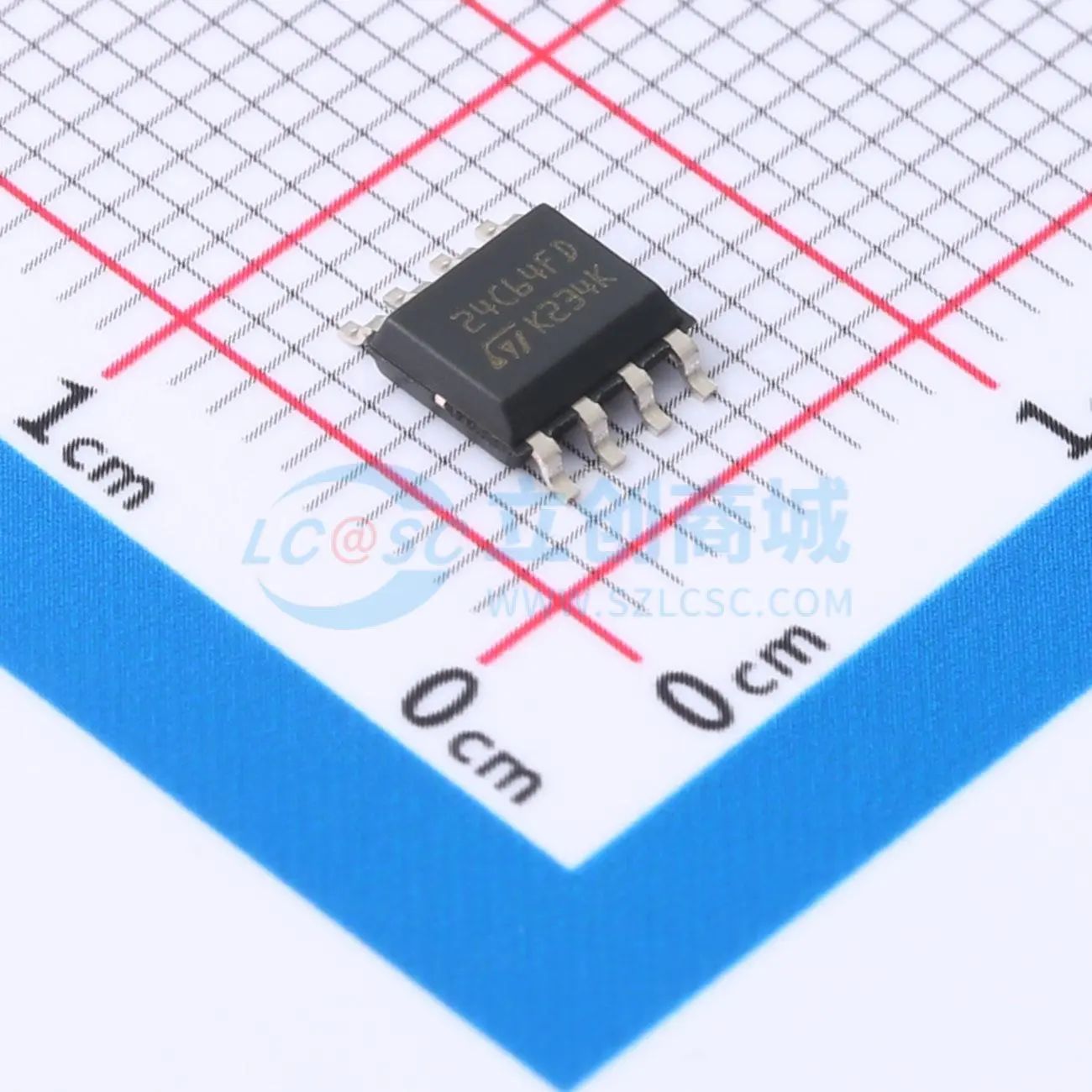 M24C64-DFMN6TP SOP-8 EEPROM ST(意法半导体)全新原装 电子元件