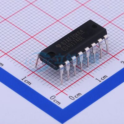 CD40174BE PDIP-16 触发器 TI(德州仪器)原装正品 电子元件配单