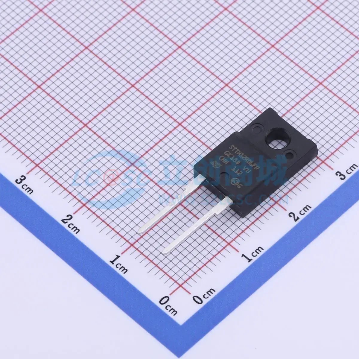 STTH12R06FP TO-220FP-AC 快恢复/高效率二极管 ST(意法半导体)全