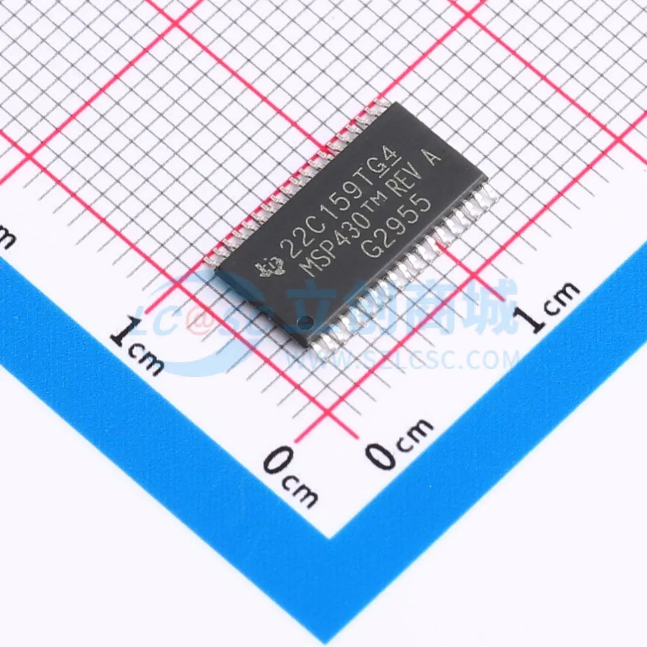 MSP430G2955IDA38R TSSOP-38-6.1mm 单片机(MCU/MPU/SOC) TI(德州