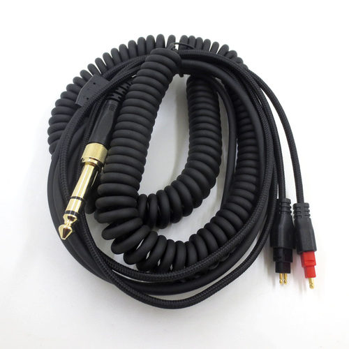 适用于森海HD660s HD650 HD600 HD580耳机线音频线6.35插头弹簧线