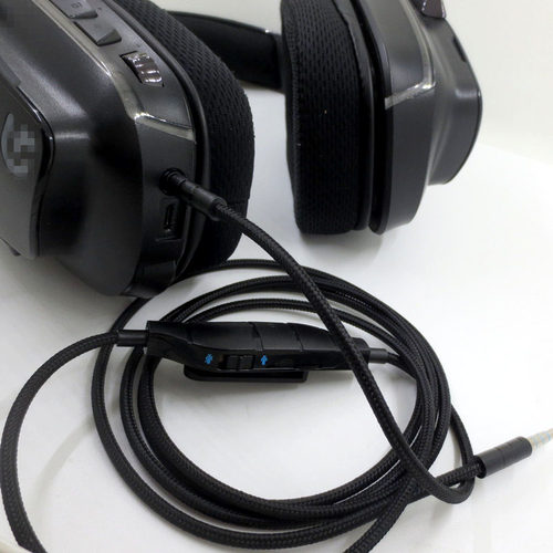 适用于罗技G633 G635 G933 G935头戴式游戏耳机音频线