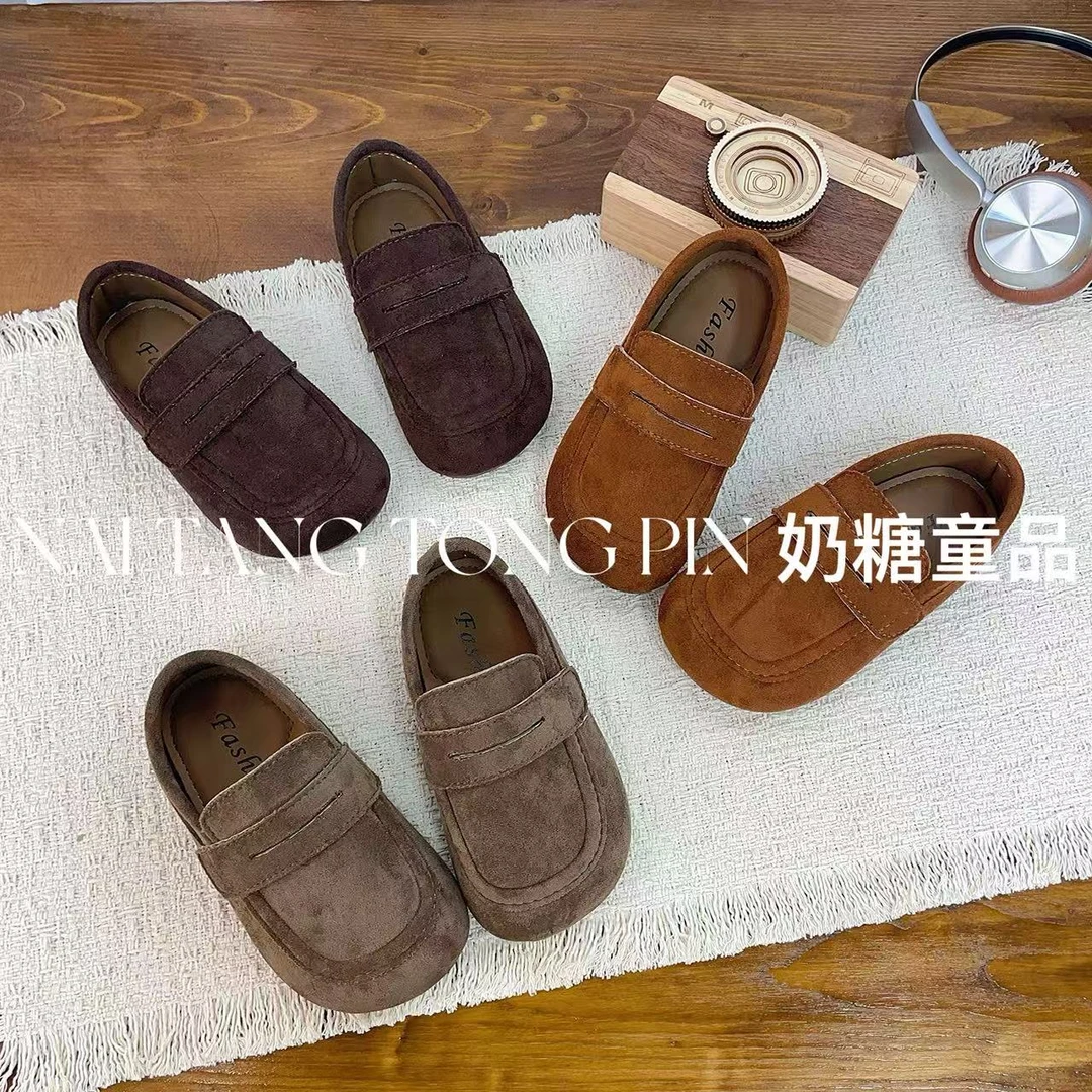 复古英伦韩版女童百搭乐福鞋软底简约单鞋儿童圆头一脚蹬豆豆鞋,童鞋/婴儿鞋/亲子鞋,皮鞋,淘宝优惠券,粉丝福利购,淘宝优惠卷