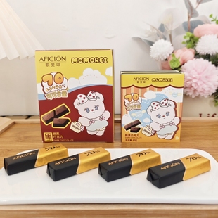 歌斐颂醇黑巧克力兔可莉联名款70%cocoa可可脂节日礼物年货糖果