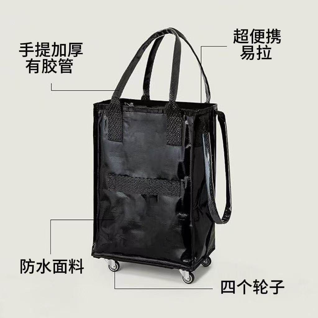 国产HULKEN买菜包购物车可折叠手拉车浩肯包多功能轮子小号登机包
