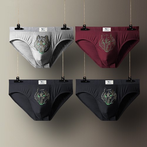 七匹狼男士内裤纯棉100%三角短裤